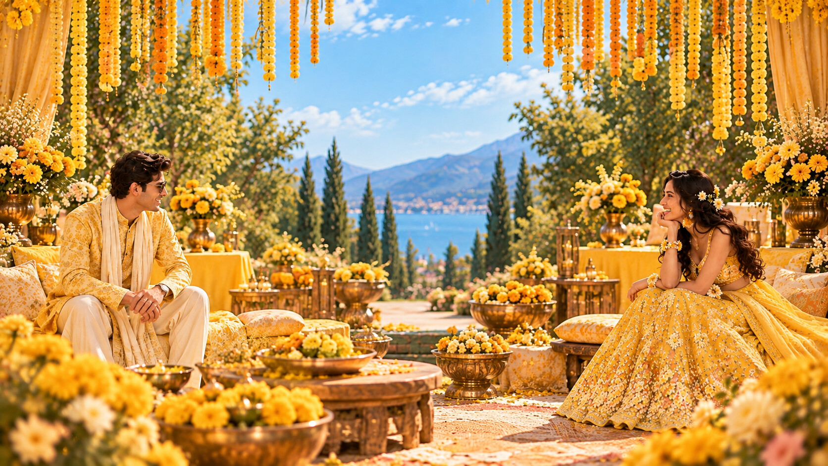 Haldi celebration